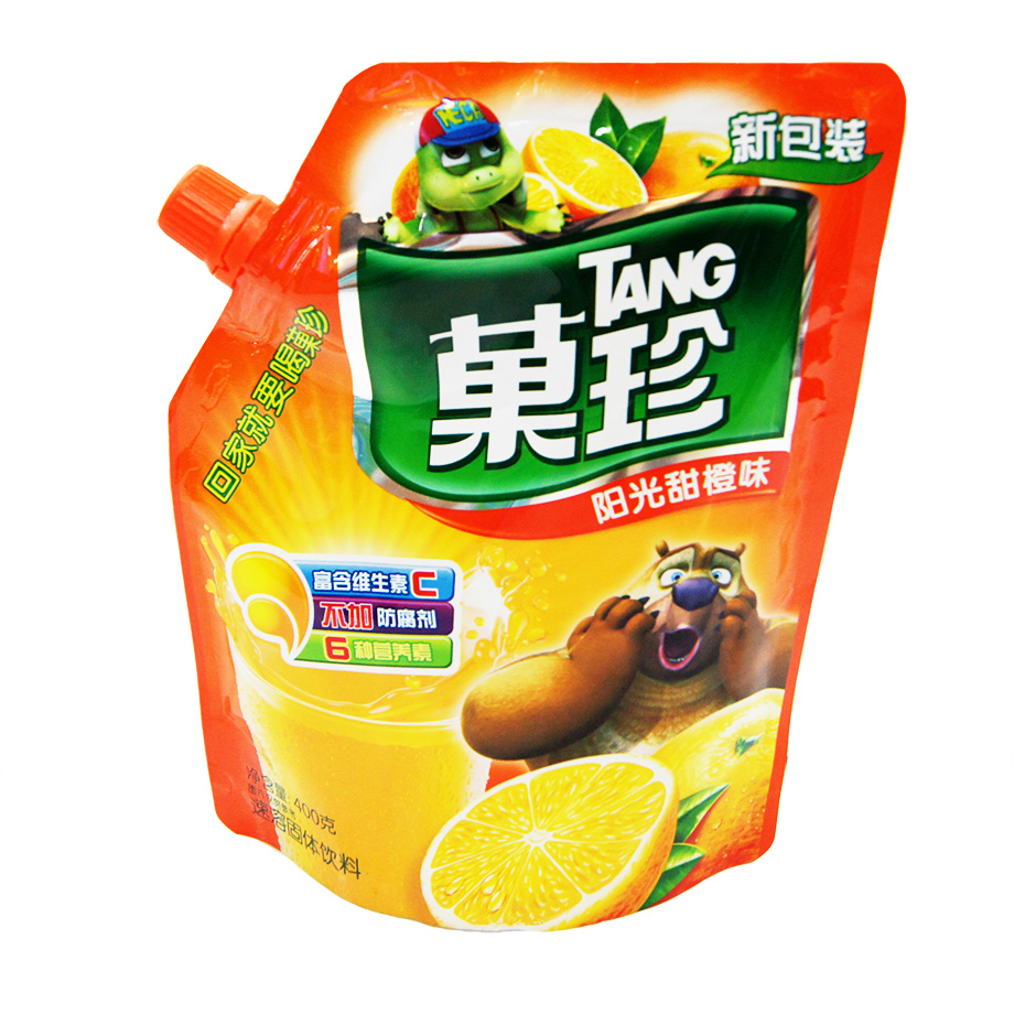 卡夫壶嘴装果珍(阳光甜橙)400g/包