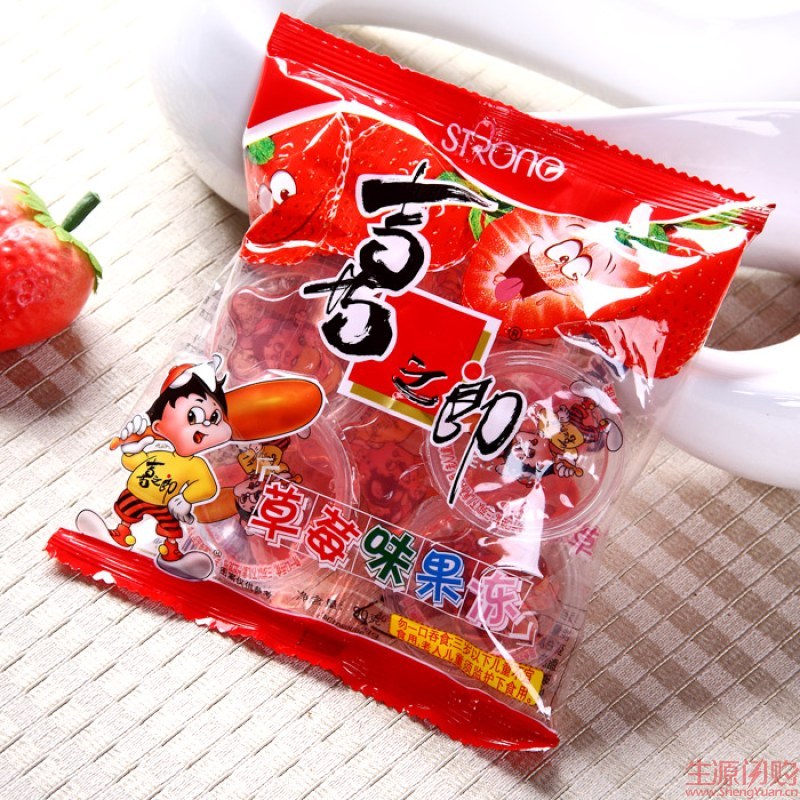 喜之郎小袋果冻(草莓味) 15g*6粒/袋