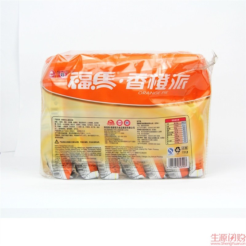 福马香橙夹心派 25g*14枚/包