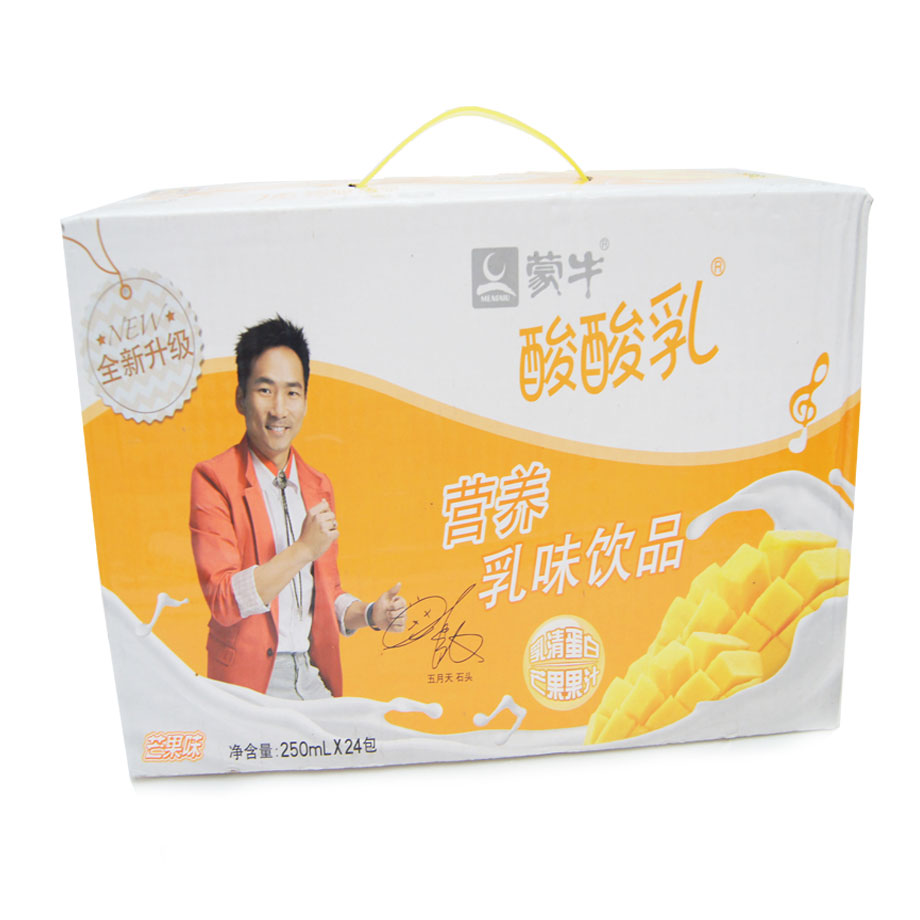 蒙牛酸酸乳芒果味250ml*24[件]