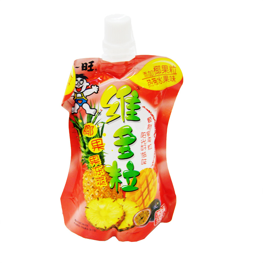 旺旺维多粒果冻爽热带水果味 150g/支