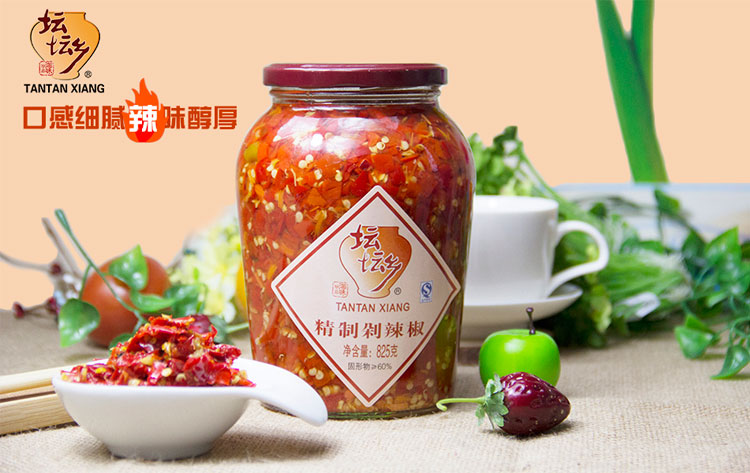 坛坛香,坛坛乡精制剁辣椒 528g[瓶【图片,促销,评价,图片—郴州