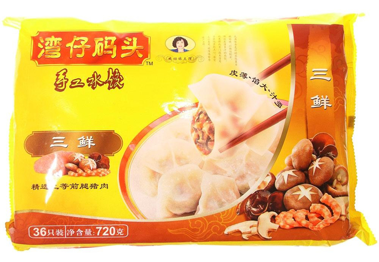 湾仔码头三鲜水饺720g /包