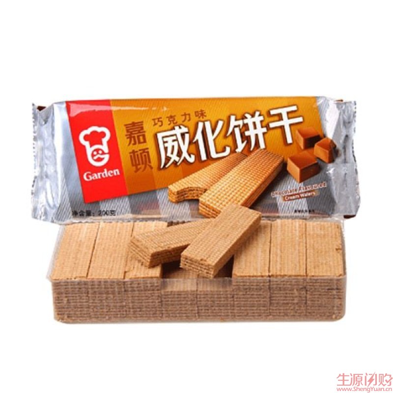 嘉顿巧克力威化饼 200g/包