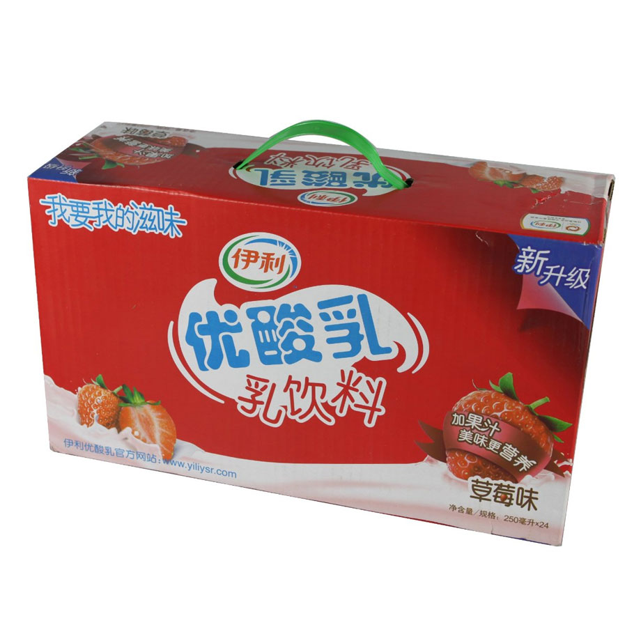 伊利优酸乳草莓味(件)250ml*24