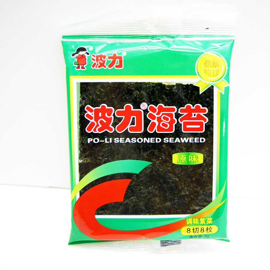 波力海苔(原味)3g(包)