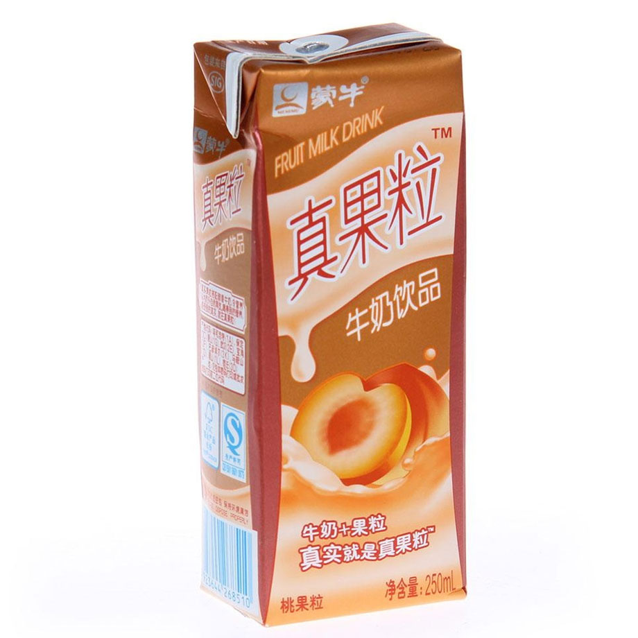 蒙牛真果粒桃果粒(瓶)250ml