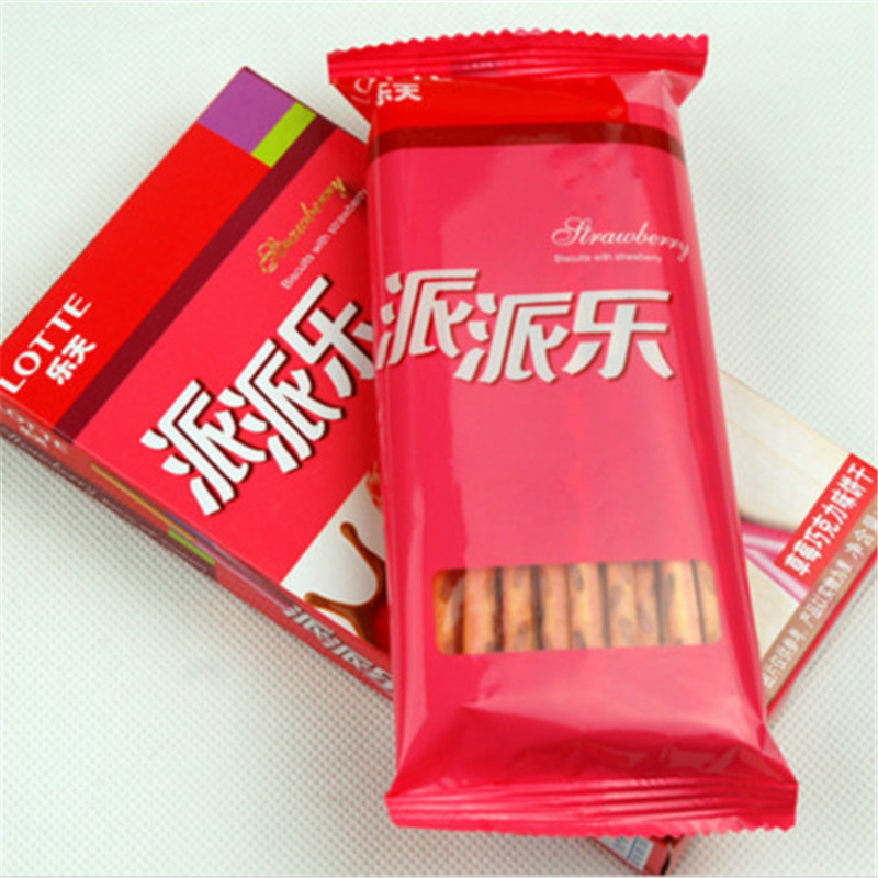 乐天草莓味派派乐 47g/盒