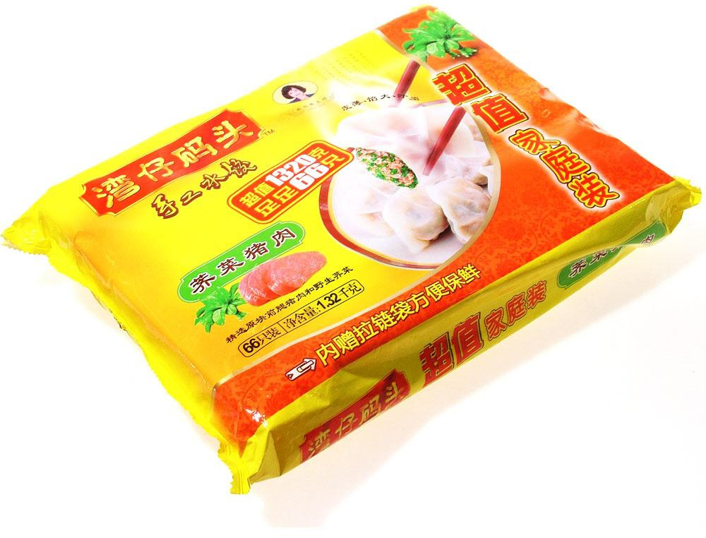 湾仔码头荠菜猪肉手工水饺1320g (包)