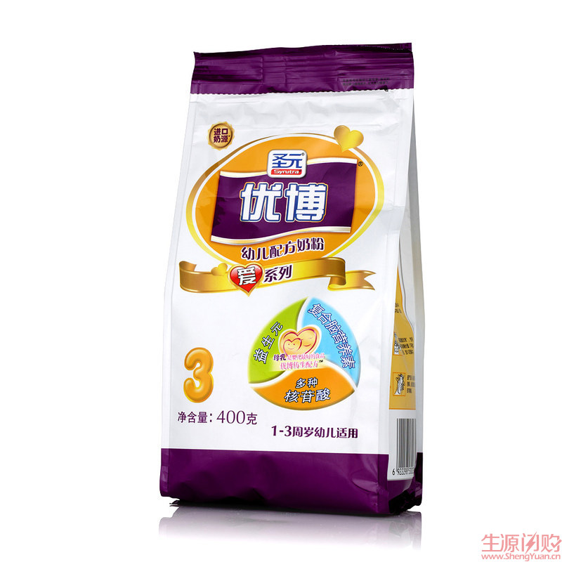 圣元,圣元优博幼儿配方奶粉400g(袋)【图片,促销,评价,图片】—郴州生源闪购