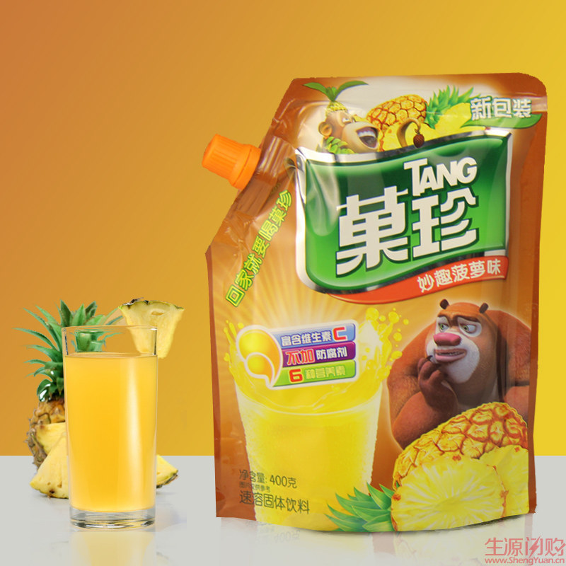 卡夫壶嘴装果珍(菠萝)400g/包