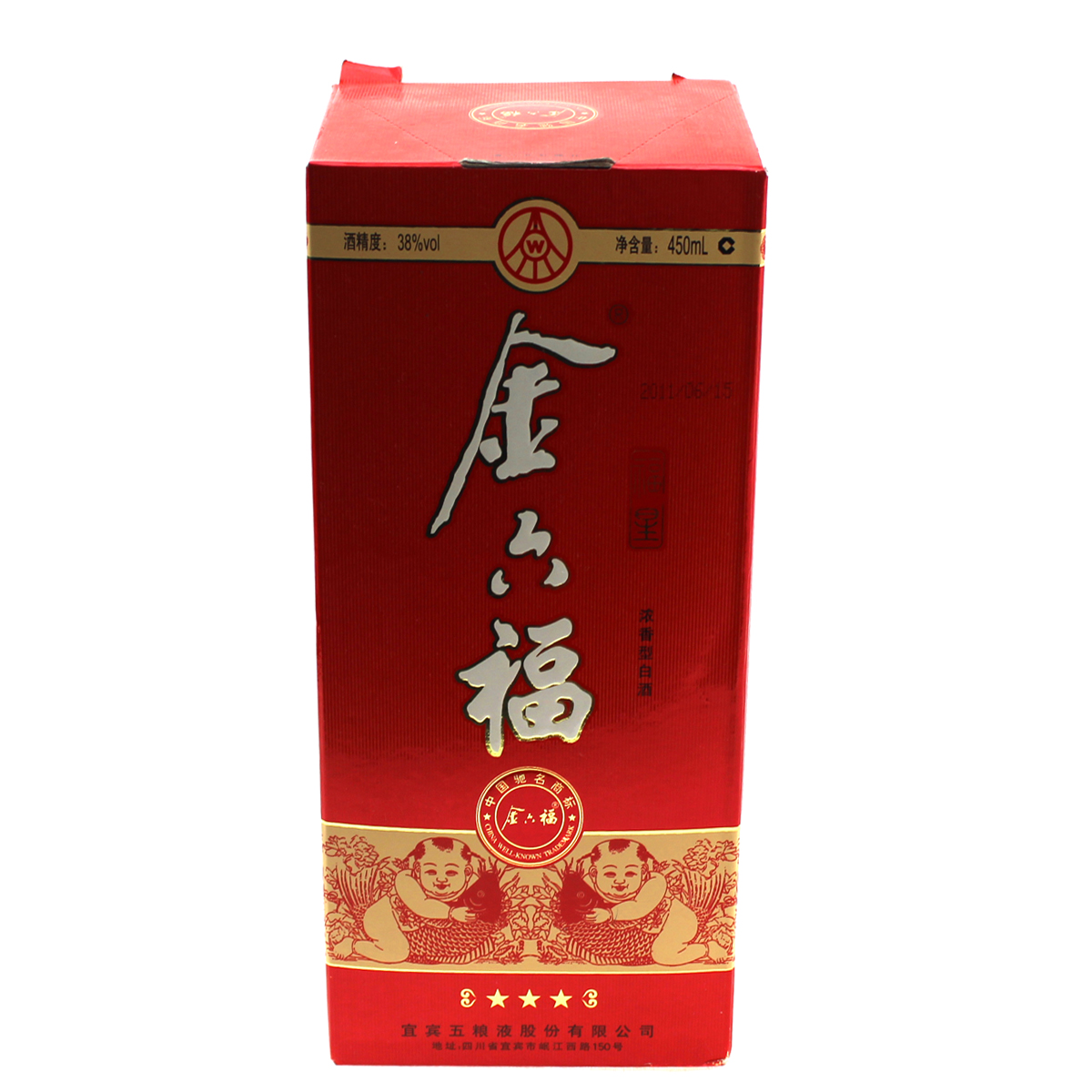 38度三星金六福 450ml/瓶