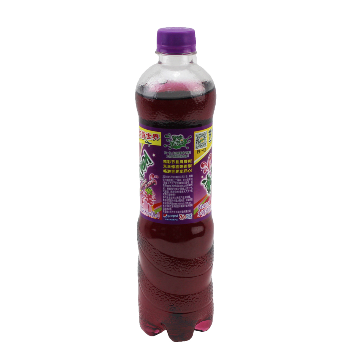 美年达葡萄味 600ml/瓶