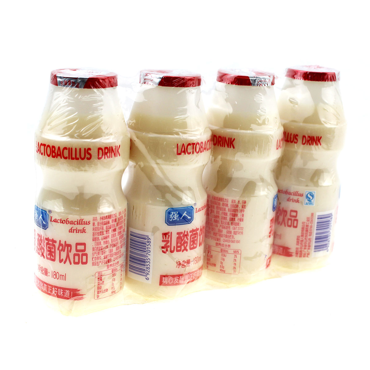 强人,强人乳酸菌乳饮料180ml*4瓶【图片,促销,评价,图片】—郴州生源