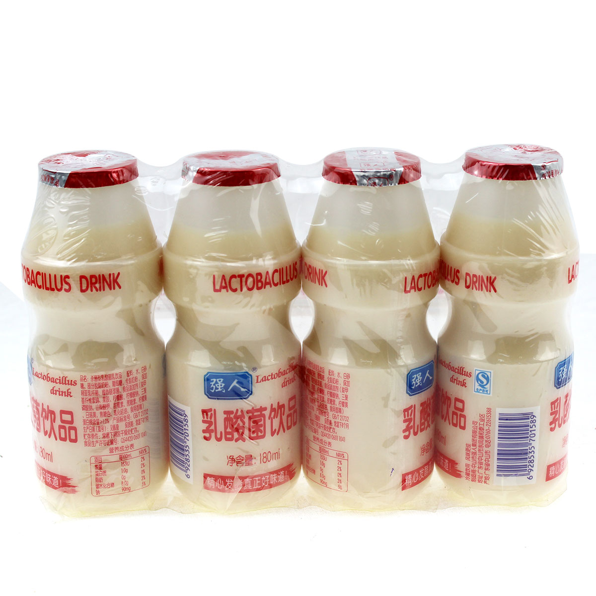 强人,强人乳酸菌乳饮料180ml*4瓶【图片,促销,评价,图片】—郴州生源