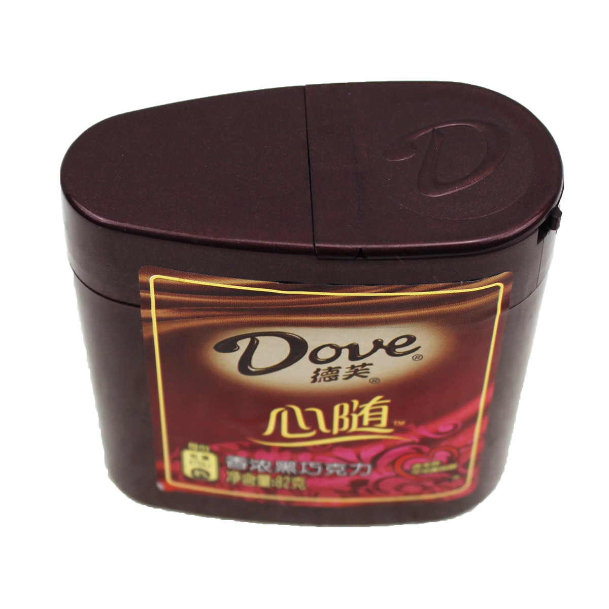 货品编号: 69029356 名称: 德芙心随香浓黑巧克力.