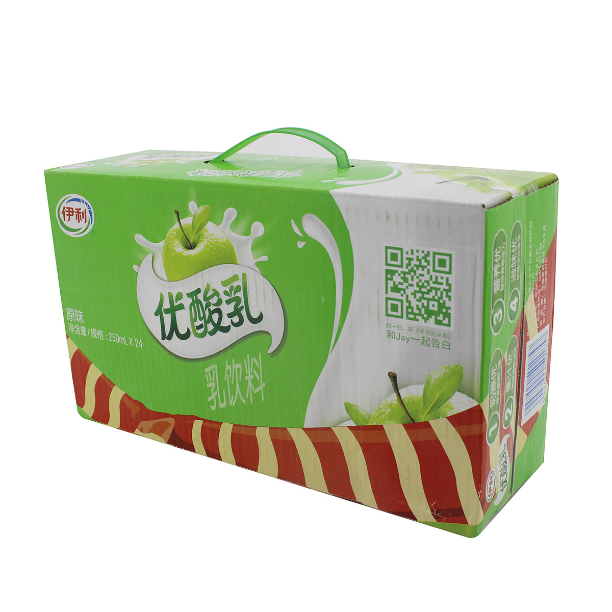 伊利优酸乳原味奶250ml*24/件