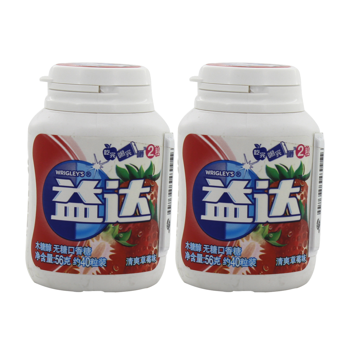 品牌: 益达 所属分类: 口香糖 规格: 56g/瓶 包装: 瓶装 口味: 草莓味