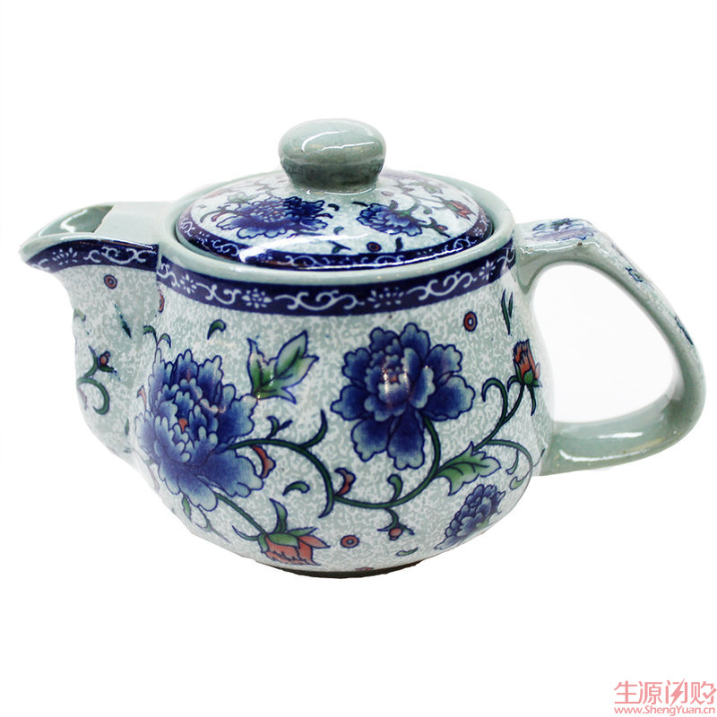 真武,青瓷牡丹中康乐壶【图片,促销,评价,图片】—郴州生源闪购