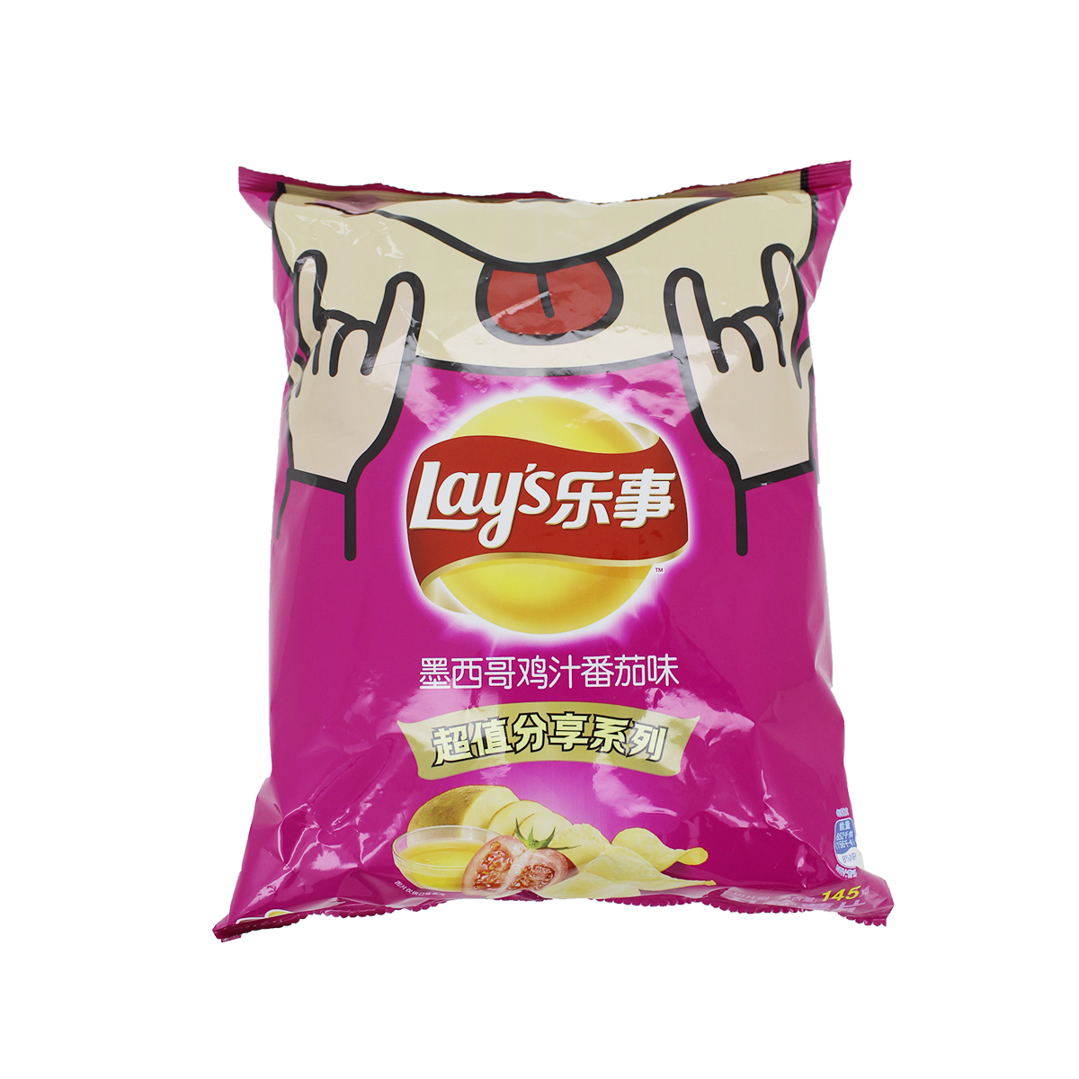 乐事薯片 墨西哥鸡汁番茄味 薯片 145g