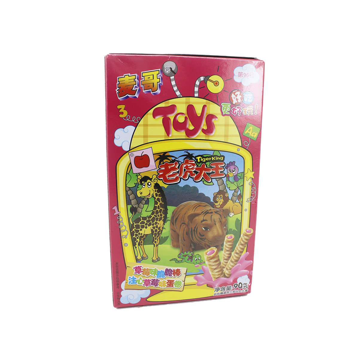 货品编号: 6922824587274 名称: 真巧麦哥脆脆棒96#草莓.