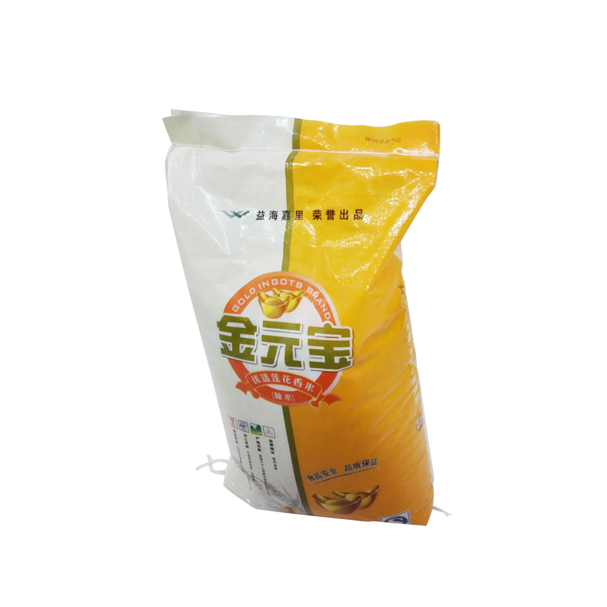 货品编号: 6948195862956 名称: 金元宝香米/15kg 规格: 15kg 包装