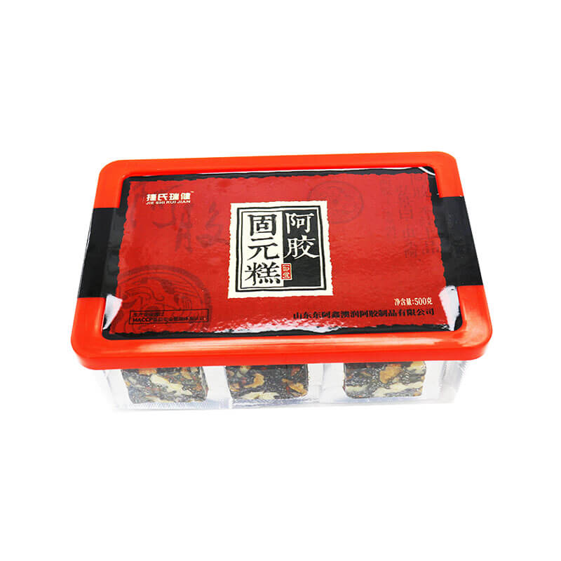 商品保质期: 450商品产地: 山东聊城商品名称: 捷氏瑞健阿胶固元糕50.
